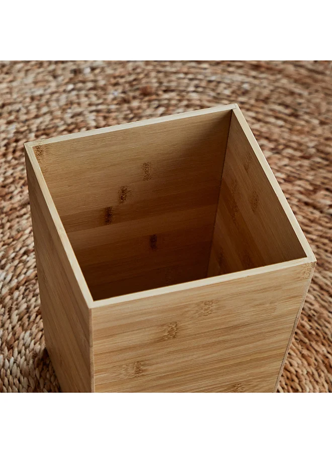 Home Box  Natura Bamboo Dustbin 20 x 25 x 20 cm  | Best Price UAE