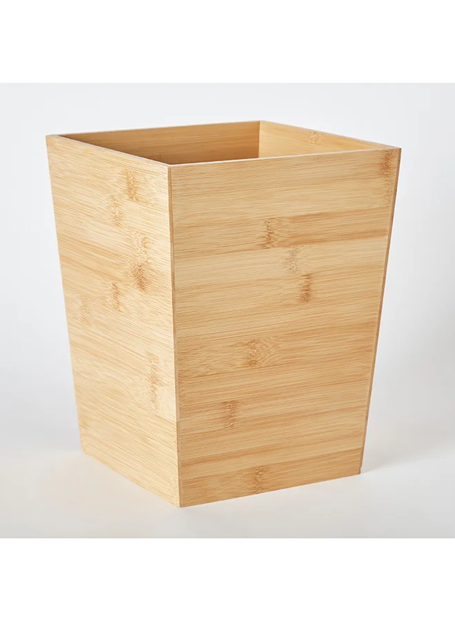 Home Box  Natura Bamboo Dustbin 20 x 25 x 20 cm  | Best Price UAE