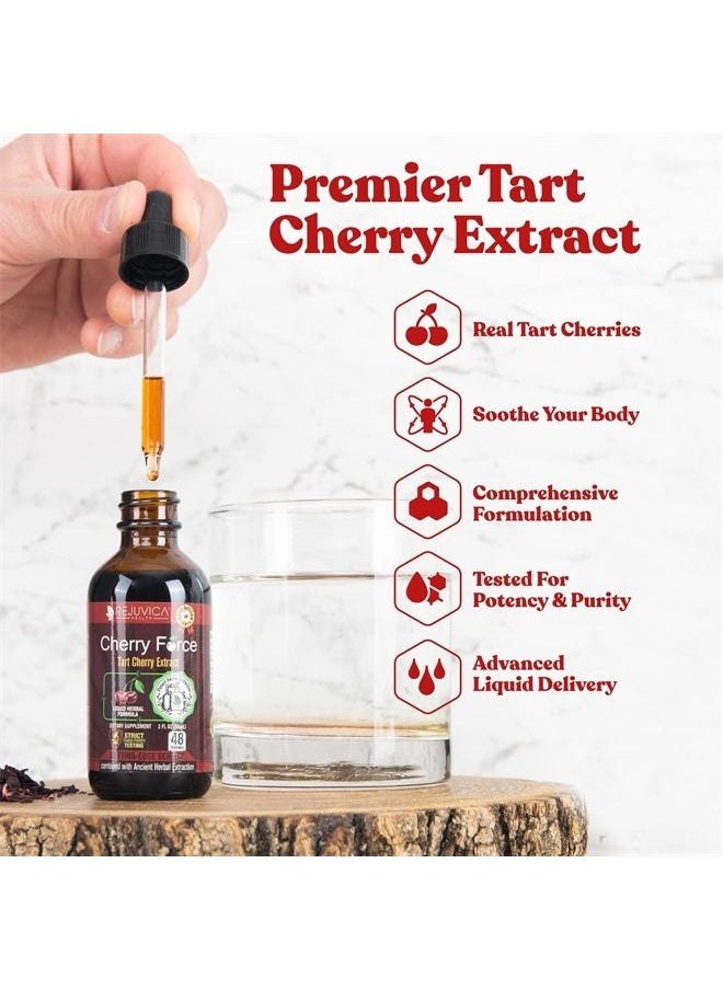 Cherry Force - Advanced Tart Cherry Extract - Real Tart Cherries - Rich in Phytonutrients - Liquid Extract for Better Absorption - Image 1