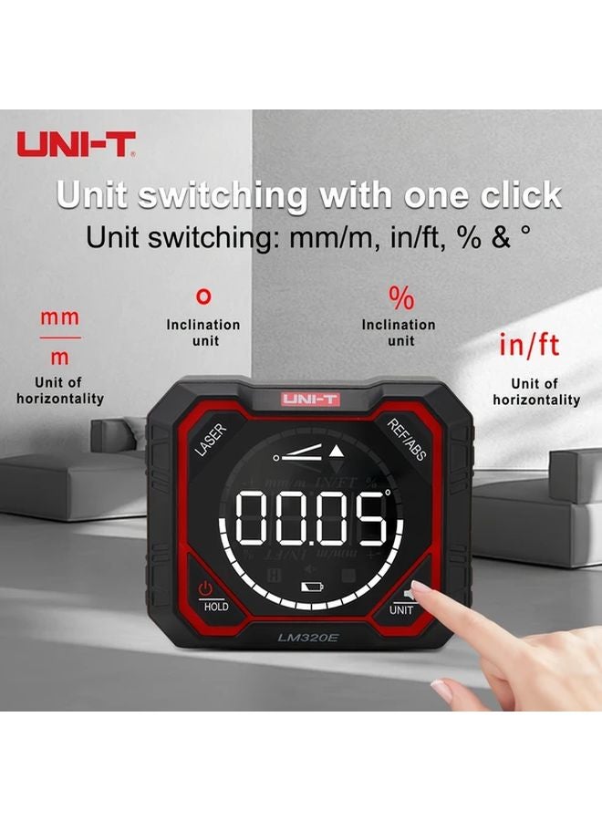 UNI-T LM320E Dual Laser Angle Meter Two Way Level 4 90 Degree Magnetic Rechargeable - Image 5