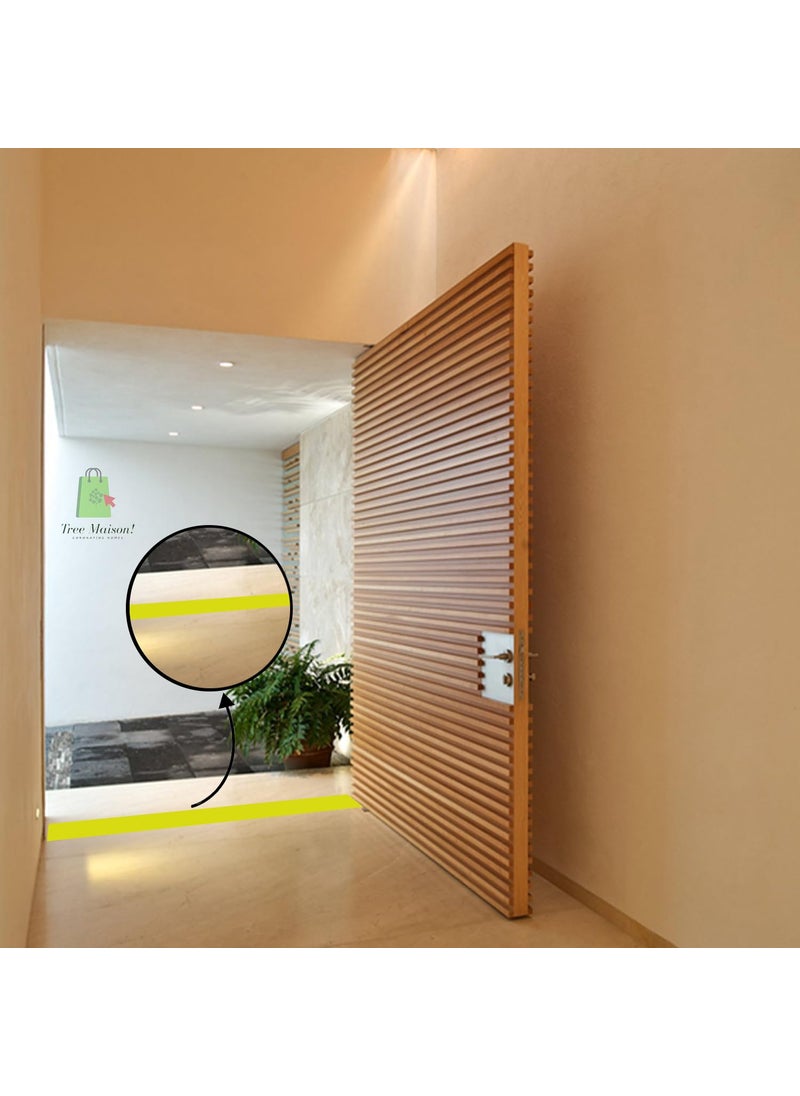 TREEMAISON TREEMAISON Vastu Combo of Yellow Color Tape | Size - 4 Inch | Length- 8 Feet (Approx) | Vastu Remedy for Toilet | Main Door Entrance | Tape Remedy | Pack of 2  - Image 3