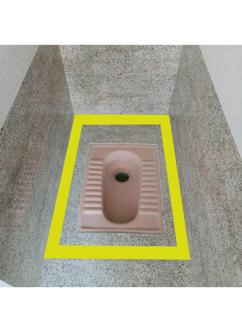 TREEMAISON TREEMAISON Vastu Combo of Yellow Color Tape | Size - 4 Inch | Length- 8 Feet (Approx) | Vastu Remedy for Toilet | Main Door Entrance | Tape Remedy | Pack of 2  - Image 5