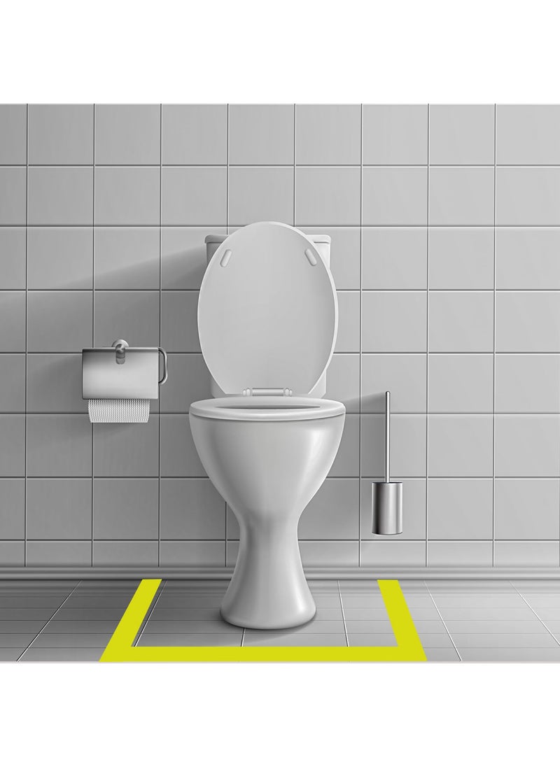 TREEMAISON TREEMAISON Vastu Combo of Yellow Color Tape | Size - 4 Inch | Length- 8 Feet (Approx) | Vastu Remedy for Toilet | Main Door Entrance | Tape Remedy | Pack of 2  - Image 4