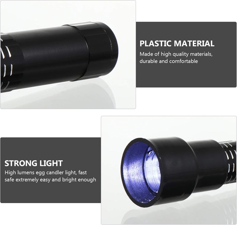 klarako Candling Light for Eggs Light Egg Candler Candling Lamp Egg Incubator Egg Candler Tester LED Light Poultry Bright Flashlight Candling Lamp Incubator Duck Eggs for Hatching - Image 4