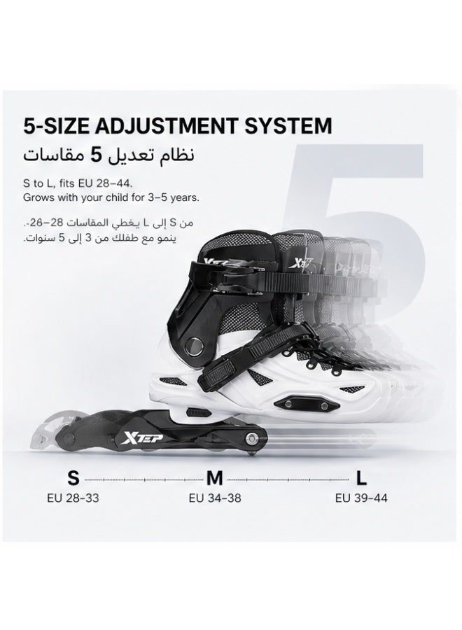 XTEP Roller Skates, Adult Skates, University Club, Boys and Girls, Adult Beginner Amateur, Roller Skating, Inline Skates, Ice Skating - Image 4