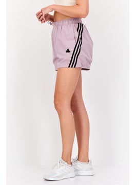 Adidas Women Sportswear Fit Training Short, Mauve  - Image 3