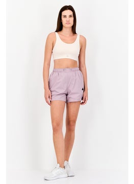 Adidas Women Sportswear Fit Training Short, Mauve  - Image 4