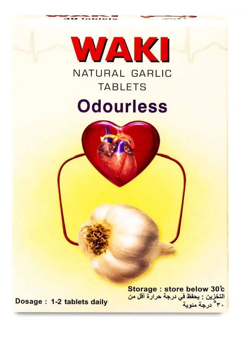 ECKHART Waki Odourless Garlic 30 Tablets - Image 2