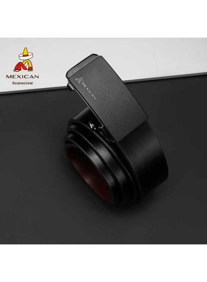 Scarecrow Men's Belt, Toothless, Inner Buckle, No Tail, Automatic Buckle, Cowhide Waist Belt, Qixi Valentine's Day Gift - Image 4