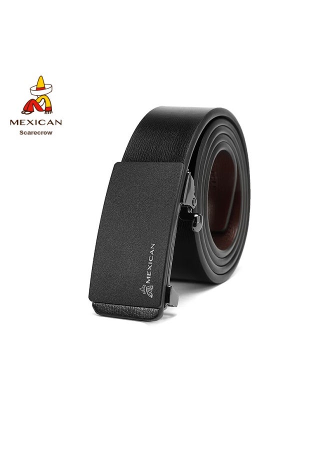 Scarecrow Men's Belt, Toothless, Inner Buckle, No Tail, Automatic Buckle, Cowhide Waist Belt, Qixi Valentine's Day Gift - Image 5