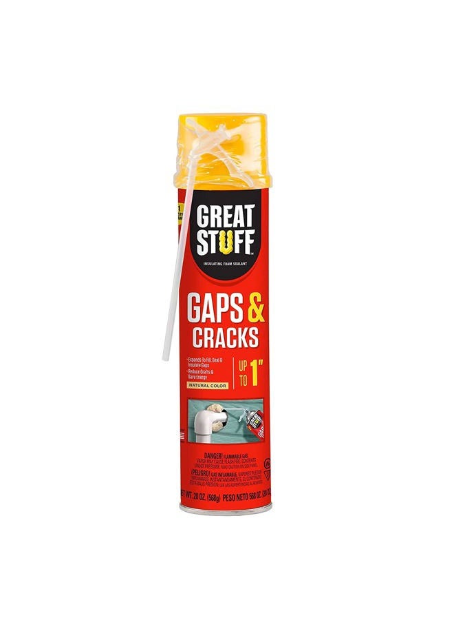 Great Stuff 157911 Insulating Foam Sealant, 20 Ounce, Ivory  - Image 1