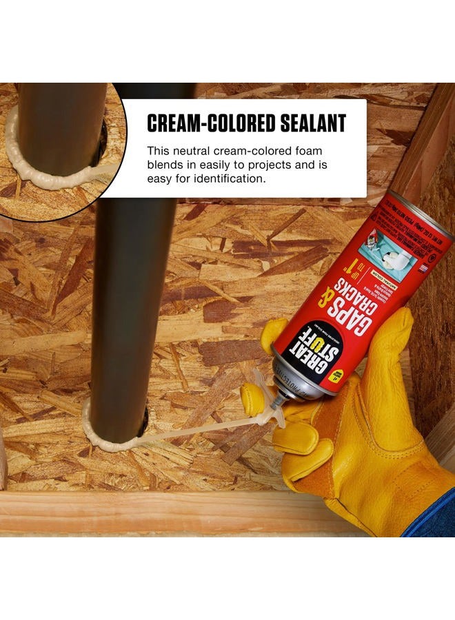 Great Stuff 157911 Insulating Foam Sealant, 20 Ounce, Ivory  - Image 4