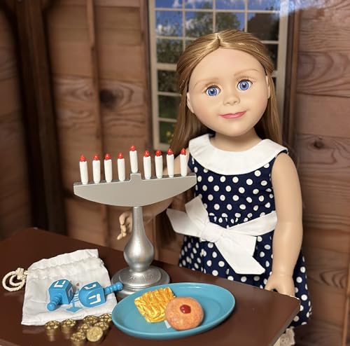 The Queen's Treasures THE QUEENS TREASURES 18 Inch Doll Food Accessory 22 Piece Authentic Hanukkah Play SetIntended for use with American Girl Dolls - Image 5