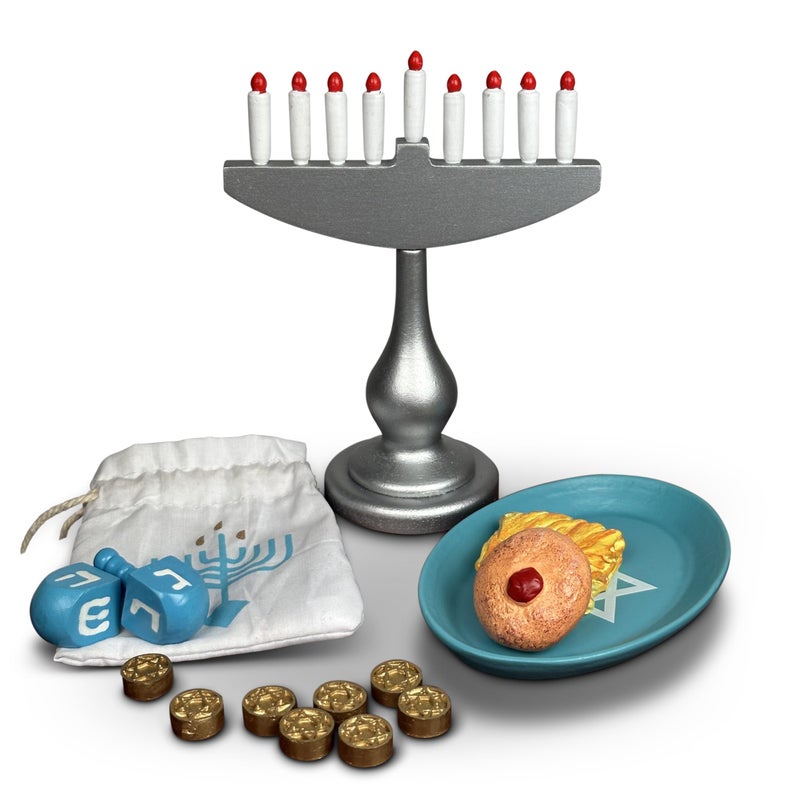 The Queen's Treasures THE QUEENS TREASURES 18 Inch Doll Food Accessory 22 Piece Authentic Hanukkah Play SetIntended for use with American Girl Dolls - Image 3