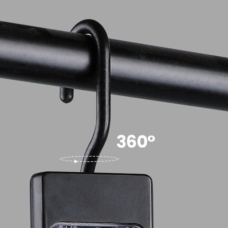 LATIQ MART Lamp Light Emergency Work Light 360 Degree Hook Portable USB Rechargable Inspection Repair Handheld Torch Light Magnetic Base Cordless for Indoor Outdoor Camping - Image 3
