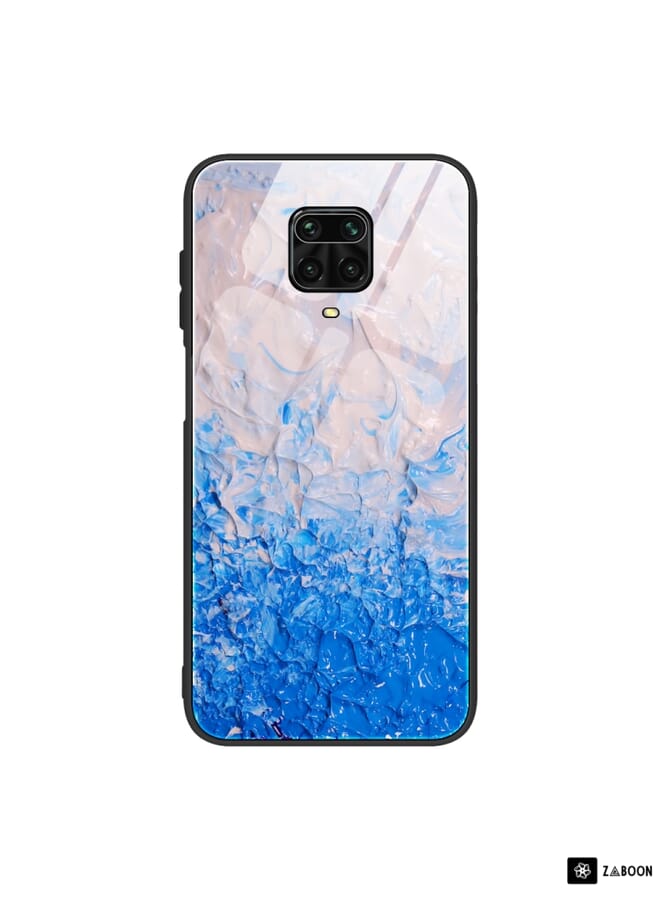 Zaboon Protective Case Cover For Xiaomi Redmi Note 9S / Note 9 Pro Marble Pattern Glass Protective Case  - Image 1