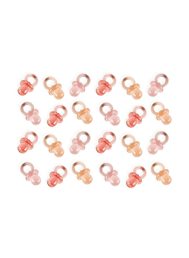 Amscan Pink Pacifier Favor 24pcs, Baby Shower Party Favor