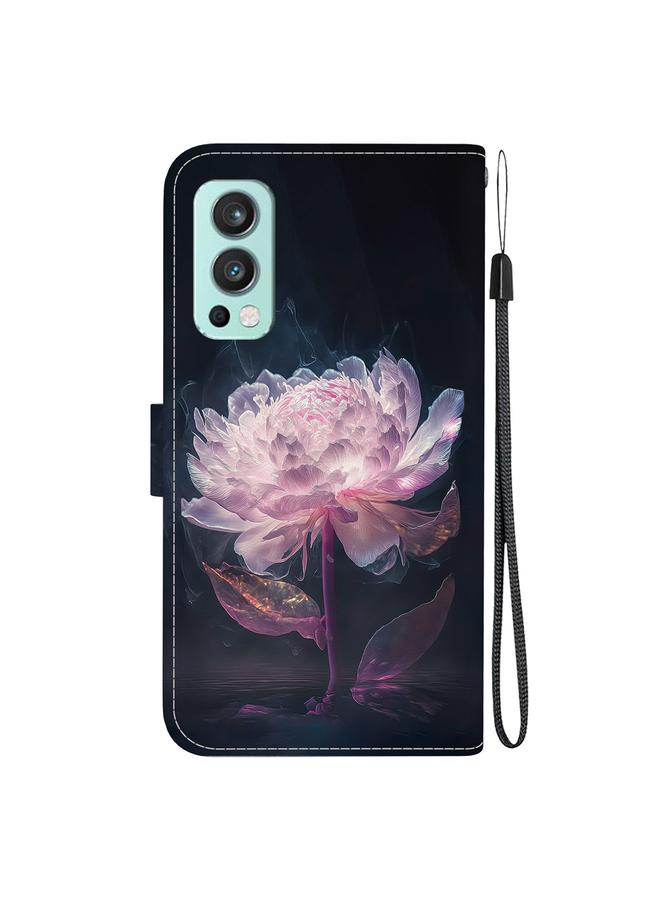 S-TOP Case For OnePlus Nord 2 5G Crystal Texture Colored Drawing Leather Phone Case - Image 3
