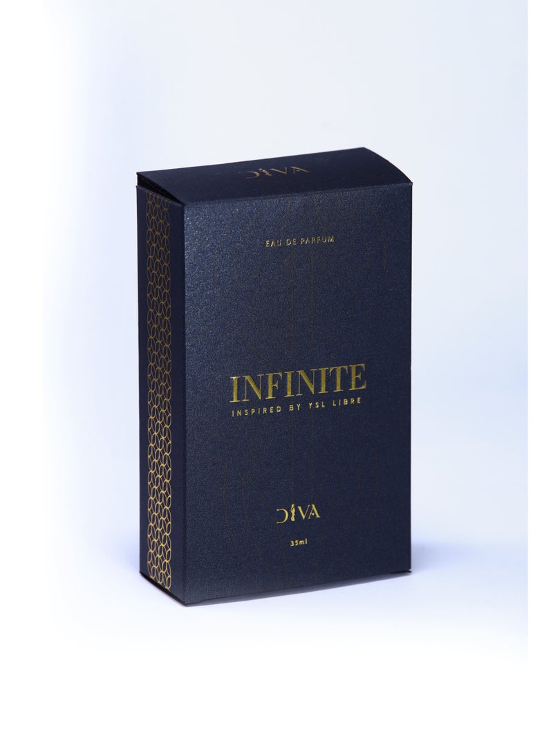 Diva Infinite Eau de Parfum Inspired by YSL Libre – Floral Amber Long-Lasting Perfume for Women (35ml | 50ml)