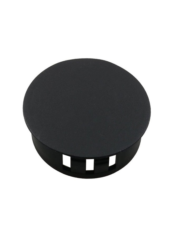 TAODAN 10pcs Black Hole Plugs 50mm/2" Plastic Round Flush Type Hole Plugs Snap in Locking Hole Tube Blanking End Caps Tube Pipe Inserts Plug for Table Box Extra Hole - Image 5