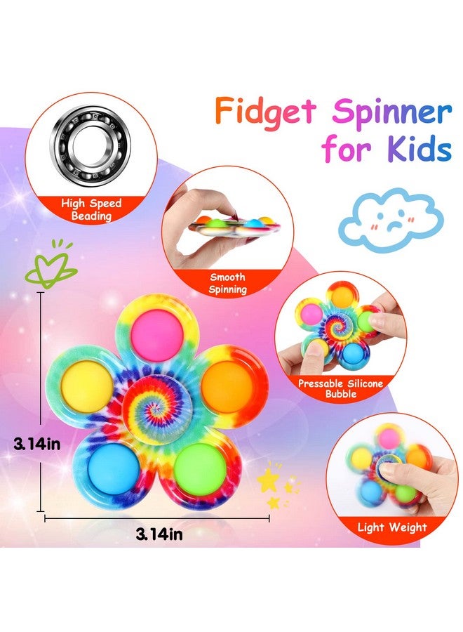 GIGILLI Gigilli Fidget Spinners Pop for Kids 2 Pack, Sensory Fidget Toys for Kids 8-12 4-8, Goodie Bags Stuffers, ADHD Autism Fidget Toys for Toddler 1-3 3-5 Boys Girls, Classroom Prizes Birthday Gifts - Image 3