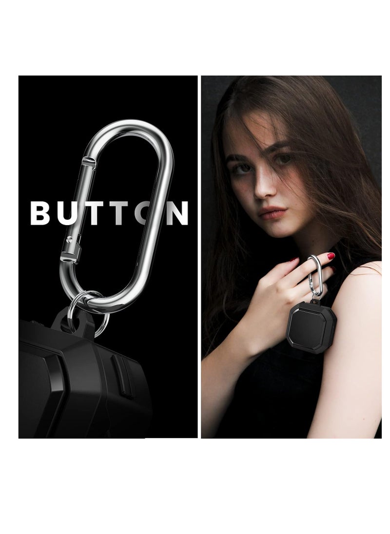 Generic Case Compatible for Galaxy Buds 2 Case (2021)/ Galaxy Buds Pro Case (2021) / Galaxy Buds Live Case (2020) Hard PC Shockproof Case Protective Cover with Keychain (Mystic Black)  - Image 4
