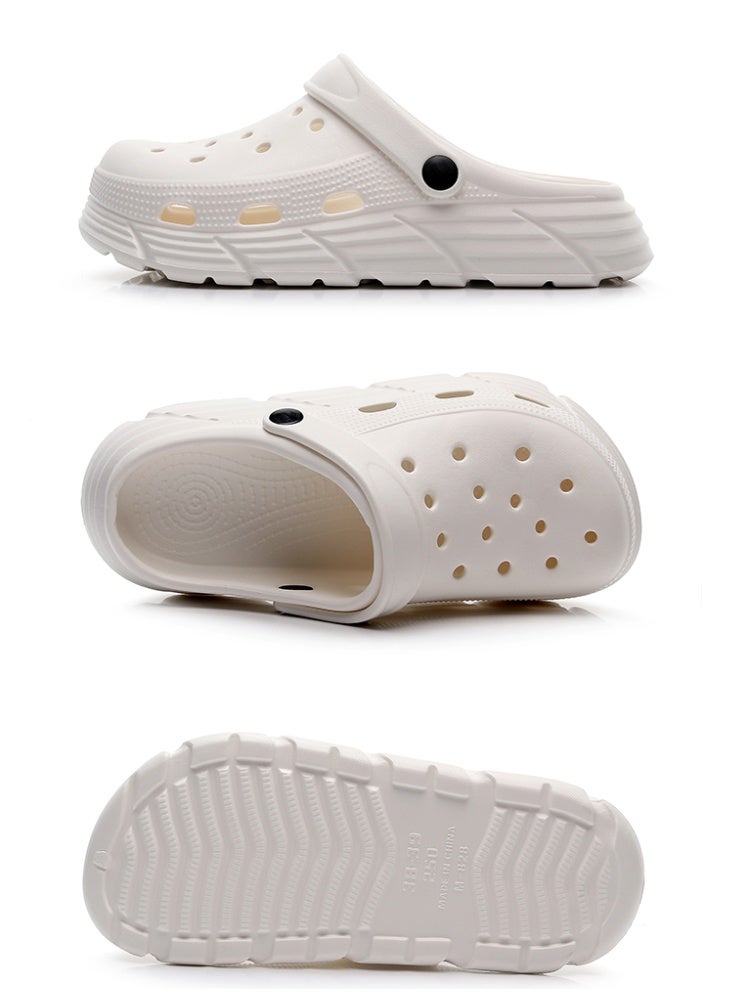 GUOLUOFEI Comfy Garden Clogs for Women and Men, Slip On Mules Sandals Lightweight Slippers Outside Home Casual Wear Non-Slip Air Cushion Thick Bottom Slides Shoes - Image 5