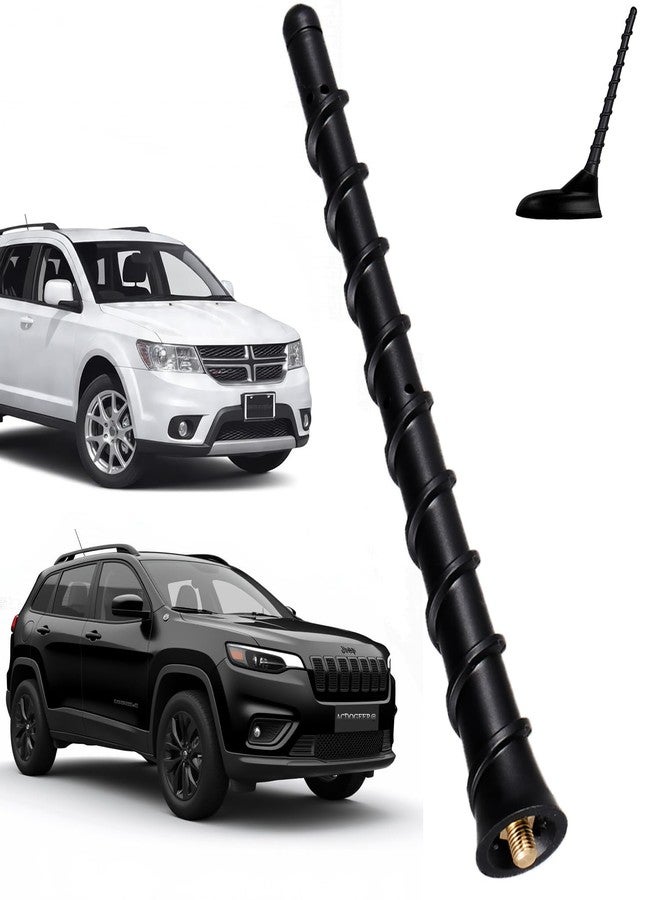Acdogeer 7 Inch Antenna Fits for 2011-2025 Jeep Cherokee Grand Cherokee Dodge Avenger Liberty Durango Dart Journey Antenna for Chrysler 200 for Fiat 500 OEM 5091100AA 68297936AA 5091100AB - Image 1