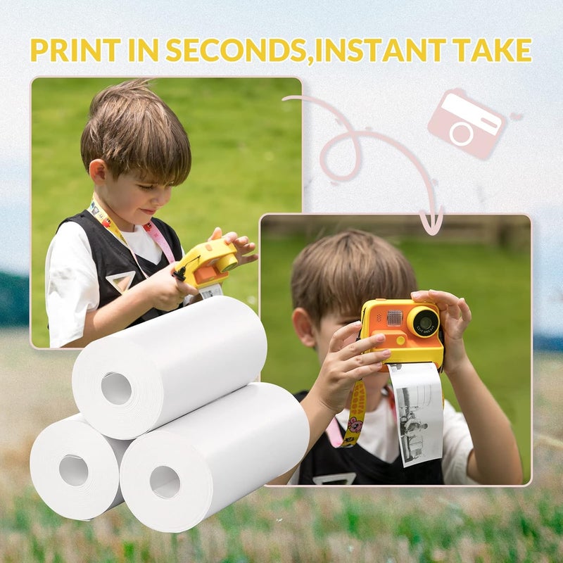 mafiti 10 Rolls Kids Instant Camera Refill Print Paper,57x 25 Thermal Paper Compatible with Most Kids Camera Instant Print/Mini Printer,2.2 Inch BPA Free Photo Paper - Image 5