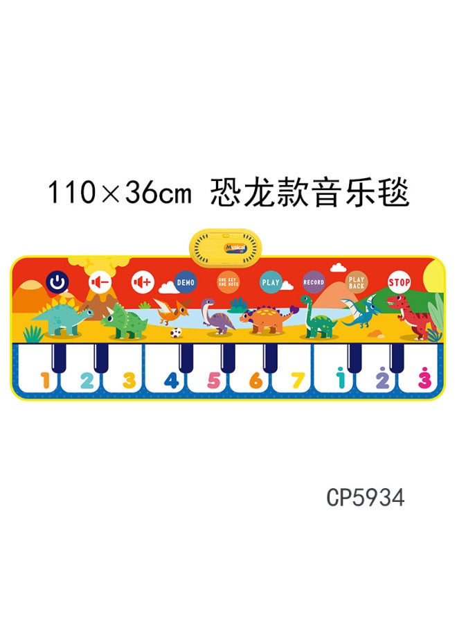 Coolplay New Infant Multifunctional Crawling Mat Piano Blanket Music Blanket Toy Children's Educational Early Education Animal Pad - Image 1