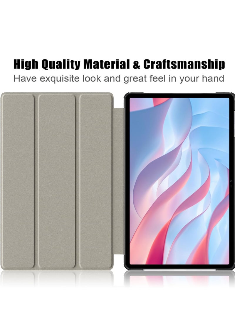 Case Compatible with Honor Pad X9/X8 Pro 11.5 inch,Stand Function Ultra Thin PU Leather Phone Case with Three Folding Holder[Anti Fall]-Big Eyes - Image 5