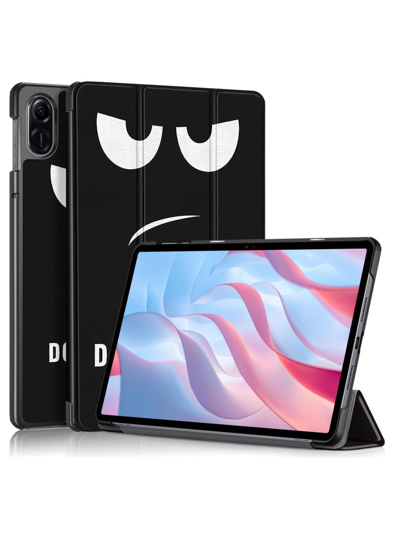 Case Compatible with Honor Pad X9/X8 Pro 11.5 inch,Stand Function Ultra Thin PU Leather Phone Case with Three Folding Holder[Anti Fall]-Big Eyes - Image 1