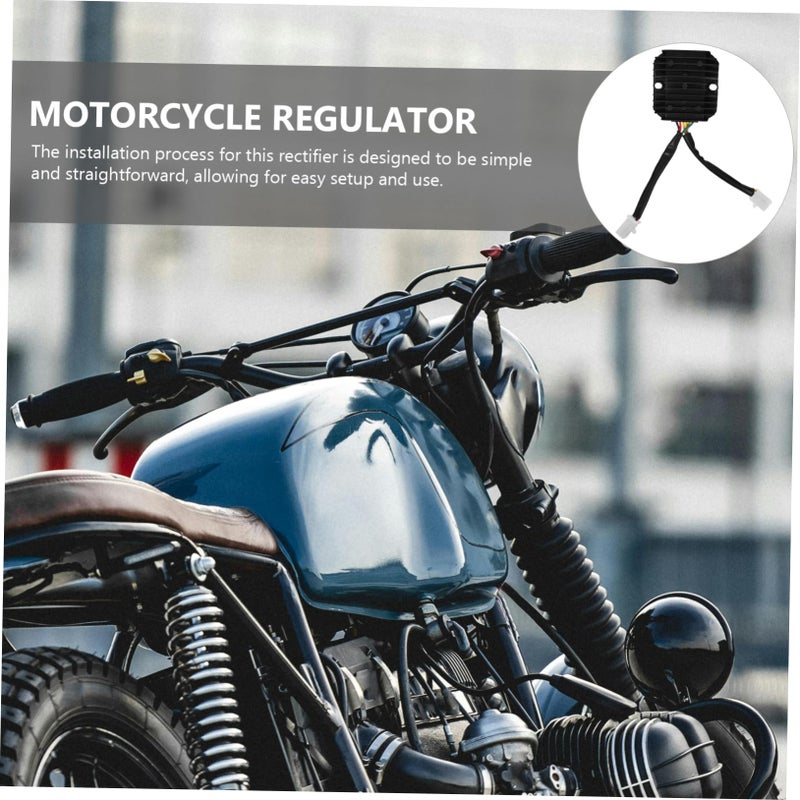 Universal Motorcycle Voltage Regulator Rectifier 12V Weatherproof Design Easy Installation - Image 3