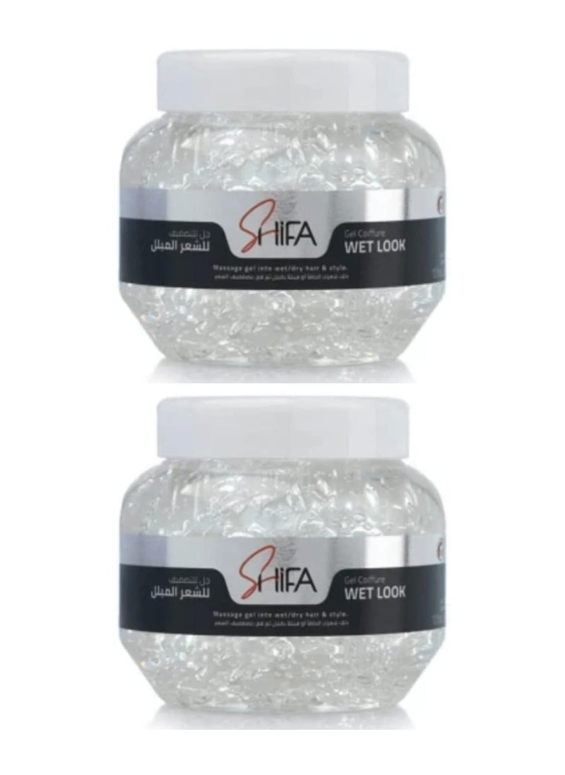 SHIFA Styling Gel for Wet Hair - 300 ml - 2 pieces  - Image 1