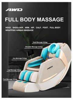 Massage Chair Full Body Massage Chair with 4D SL-Track Technology Zero Gravity 18 Auto Health Programs Intelligent Body Detection Wrapping Airbags Heating and Bluetooth Speakers - pzsku/Z2A2956A625C831DBC67FZ/45/_/1724585390/c1d6b3e2-e85b-4e71-abe3-321343a5eaf9