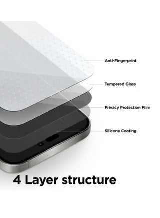 Privacy Screen Protector for Samsung Galaxy S22 – Anti-Static Tempered Glass with ESD Privacy, 9H Hardness, Anti-Peep, Dust-Proof, Super Smooth Touch - view 3