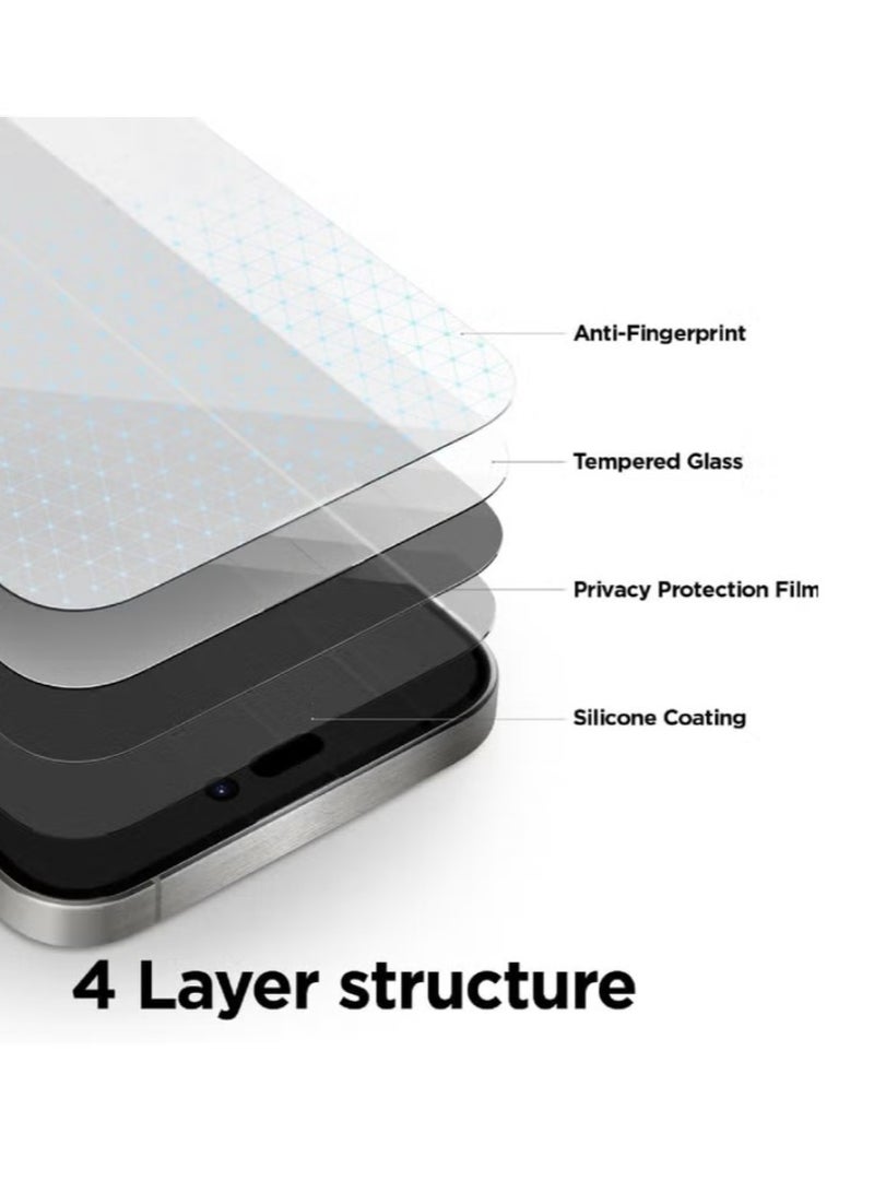 Original Privacy Screen Protector for Samsung Galaxy S22 – Anti-Static Tempered Glass with ESD Privacy, 9H Hardness, Anti-Peep, Dust-Proof, Super Smooth Touch - Image 3
