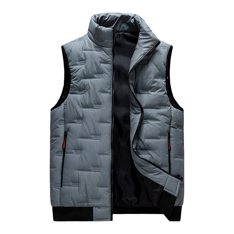 Plus Size Cotton Vest Men'S Sleeveless Cotton Vest Thickened Couple Vest Trendy - Image 1