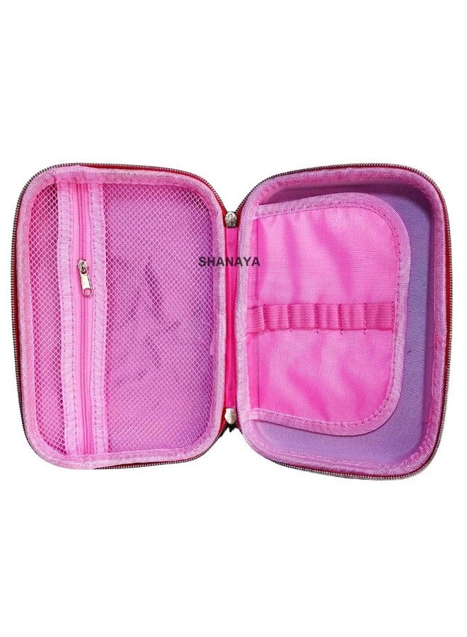 Shanaya SHANAYA Premium Stylish 3D Hardtop Embossed Cute Unicorn Mermaid Smiggle EVA Pencil Pouch Box Case Large Capacity Compartments for School College Girls Boys Kids Stationery Items (Design 4) - Image 5