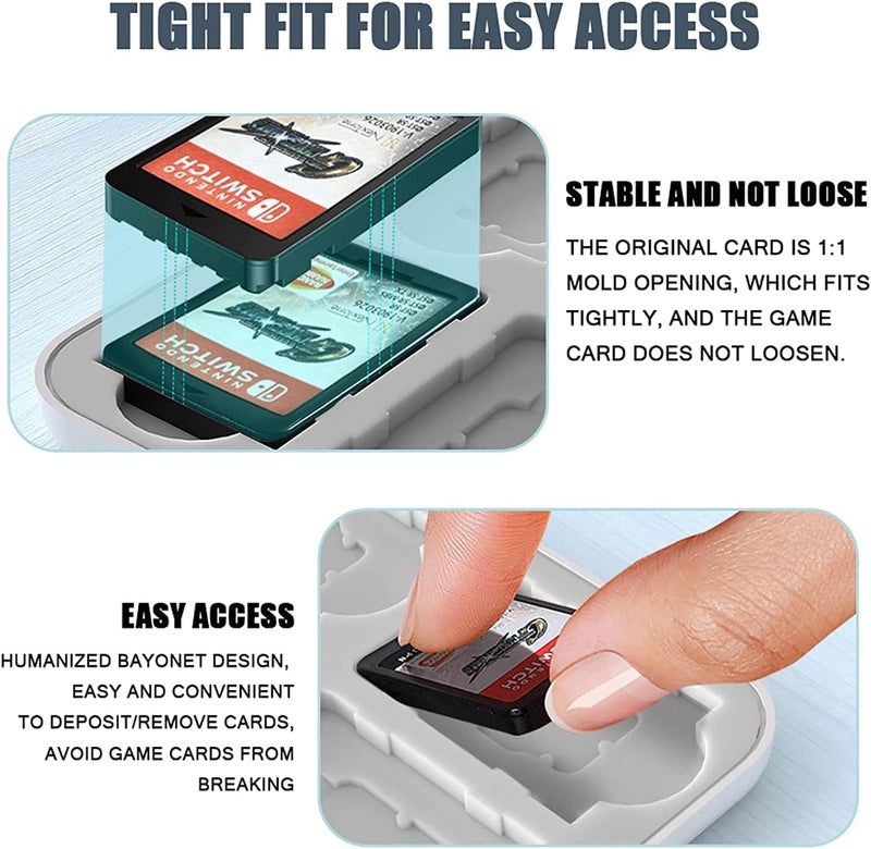 Game Case for Switch, Compatible with Nintendo Switch/Oled/Lite, Game Case Holder for Nintendo Switch Game Card with 24 Game Card Storage - Image 4