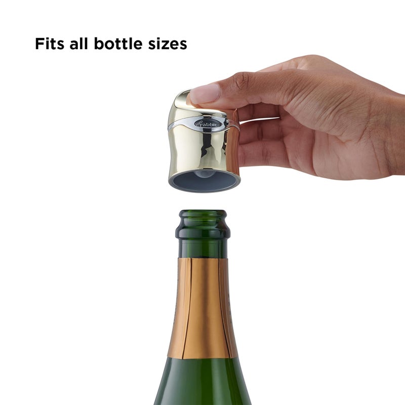 Rabbit Champagne and Wine Sealer, Champagne Preserver, Air-Tight Seal - Image 4