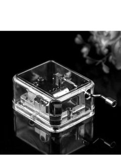 SYOSI You are My Sunshine Clear Music Box Acrylic Hand Crank Musical Box for Wife Mom Daughter Son Unique Best Gifts for Birthday Christmas Wedding Valentine's Day  - Image 4