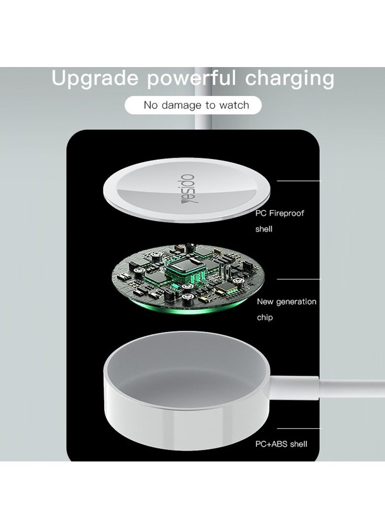Yesido - Yesido CA113 for Apple Watch 2 in 1 USB-Type C/Type C to Wireless Magnetic Watch Charger, Cable Length: 1.2m - Image 1