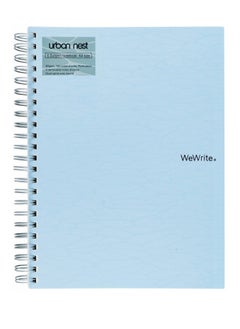 Urban Nest A4 Blue Spiral 5 Subject Ruled Notebook with Index Dividers