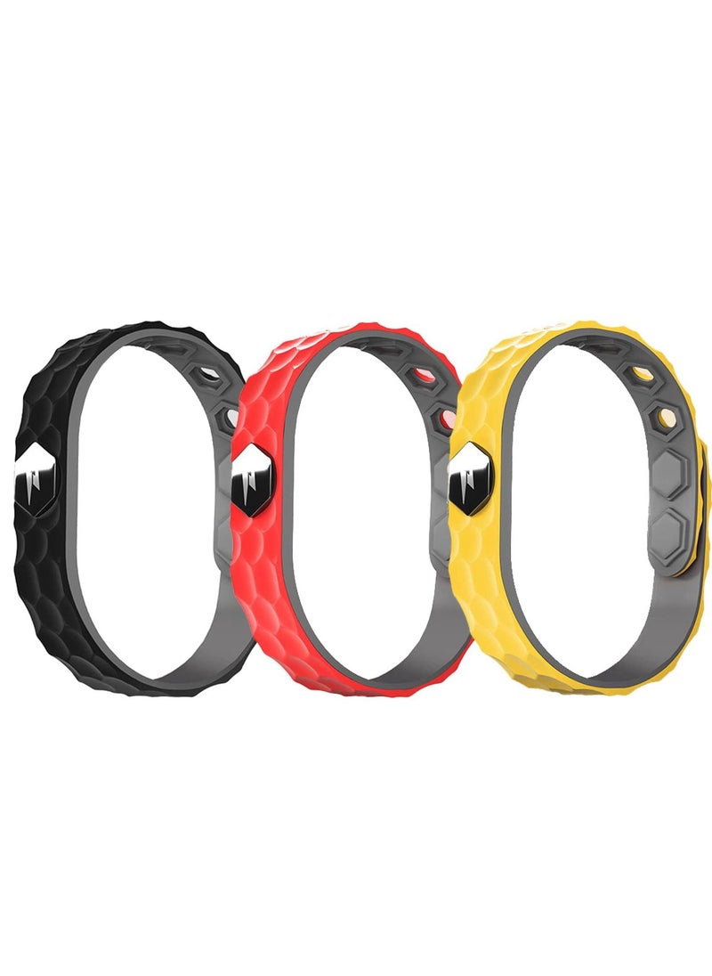 SYOSI - RedUp Far Infrared Negative Ions Bracelet Lymphatic Drainage Magnetic Bracelet RedUp Far Infrared Wristband Silicone Sports Wristbands Lymph Drainage Magnetic Wristband - Image 1
