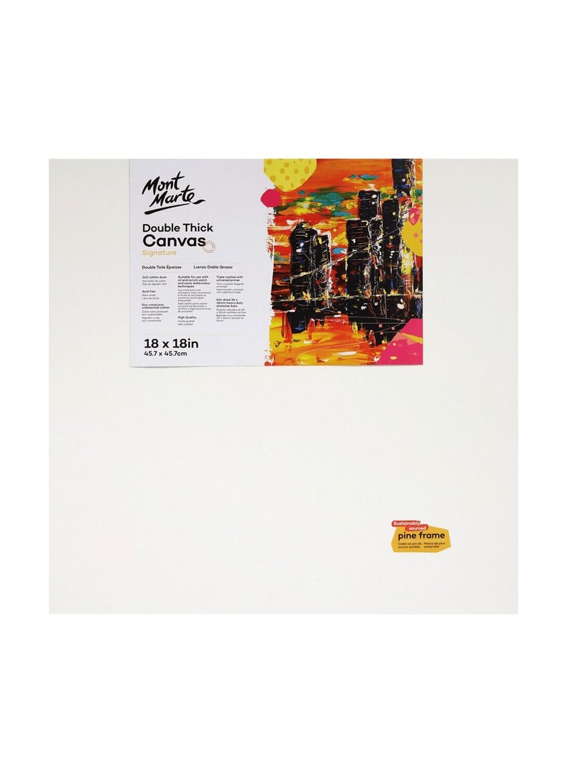مونت مارتي مونت مارتي كانفاس سيجنتشر مزدوج سميك 18 × 18 بوصة - 45.7 × 45.7 سم - 25125307  - Image 1