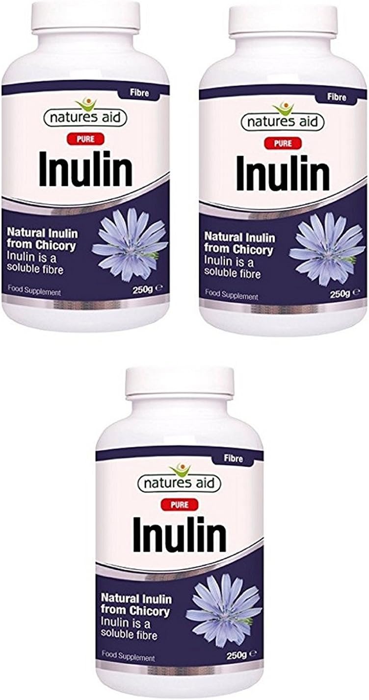 Natures Aid Pure Inulin 250g Pack of 3 - Image 1