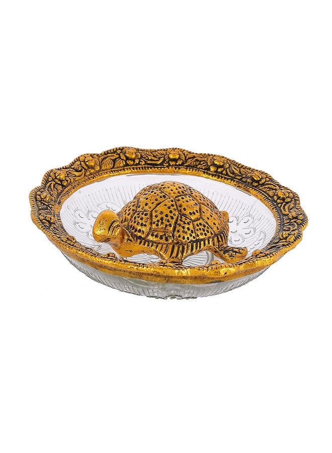 ascension Crafts Metal Feng Shui Tortoise on Plate Showpiece Tortoise for Good Luck Kachuwa Good Luck Home Decorative Items Decorative Items for Living Room & Feng Shui Items for Home - Image 4