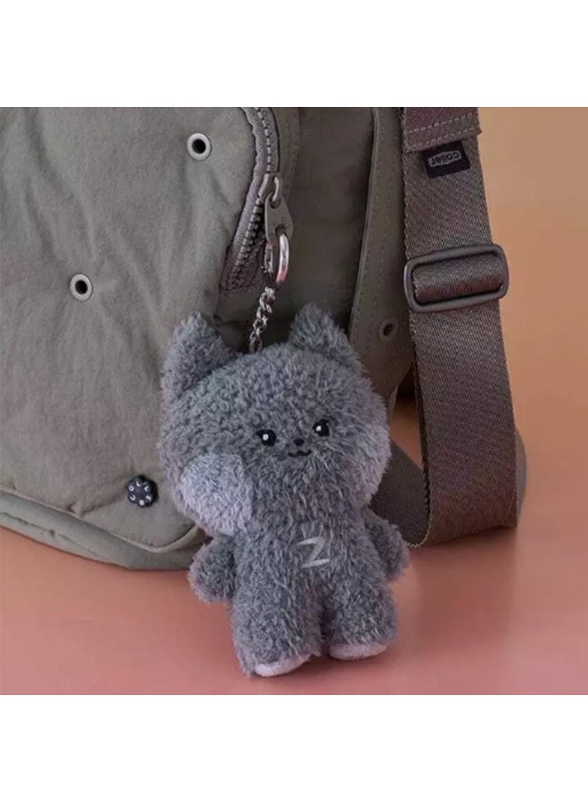 Generic Kpop ZB1 Doll Keychain 12CM Zeroni Cartoon Cute Plush Pendant Bag Accessories Key Ring ZhangHao HanBin Ricky Fans Gift-Color:KIMJIWOONG A-Size:12cm  - Image 1