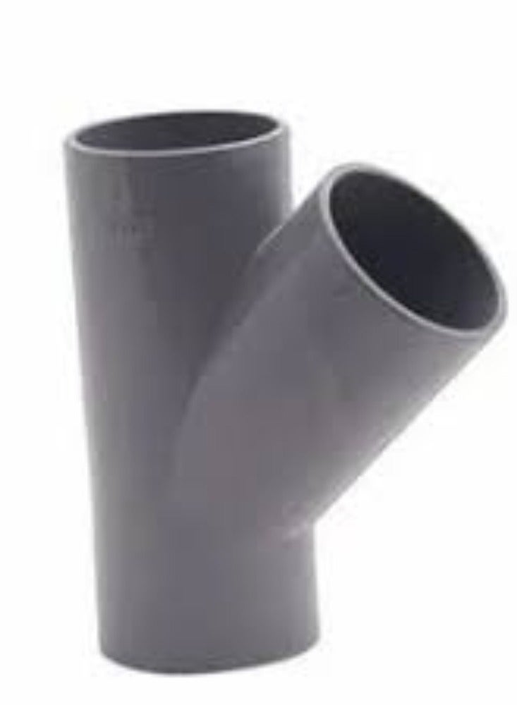 KNP KNP Y-TEE PVC Pipe Fitting (1 Inch) is a crucial component used in plumbing and piping systems to create branching connections in a Y-shaped configuration. - Image 2